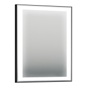 Зеркало ORKA Lisbon TR3001 65x75 c LED подсветкой, черный матовый (4000118)