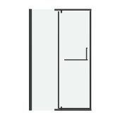 Дверь в нишу 100.K33.03.100.21.00 Pragma (100*195) черный матовый, стекло прозрачное, 1 место (100.K33.03.100.21.00) Дверь в нишу 100.K33.03.100.21.00 Pragma (100*195) черный матовый, стекло прозрачное, 1 место (100.K33.03.100.21.00)