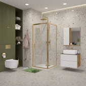 Душ.ограждение NG-42-9AG-A100G (90*100*195) прямоугольник, дверь раздвижная, 2 места (NG-42-9AG-A100G)