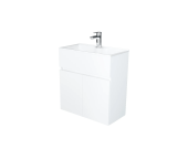 Тумба 1Marka с раковиной Mira 60П 2д. Белый глянец (У75328)