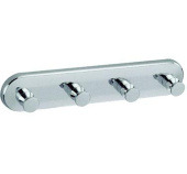 Вешалка c 4 крючками Nofer Line, глянцевая (16507.B)