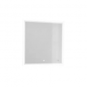 Зеркало Jorno Slide 80 с подсветкой, часами (Sli.02.77/W)