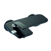 KLUDI BALANCE Однорычажный смеситель для ванны и душа, черный матовый/хром (524458775)