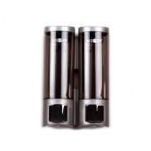 Двойной дозатор для мыла нажимной.Nofer (03032.T) Двойной дозатор для мыла нажимной.Nofer (03032.T)