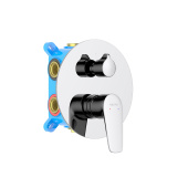 Смеситель для ванны, 3 режима (внешняя и скрытая часть) AQUATEK БЕТТА (AQ1147CR) Смеситель для ванны, 3 режима (внешняя и скрытая часть) AQUATEK БЕТТА (AQ1147CR)