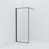 Душевая перегородка Walk In, черный 80x195, Slide, IDDIS (SLI8BS8i23)