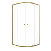 Душевая Ширма Тритон Альфа-Голд 90х90, 1/4 круга (1 место) (Щ0000073922)