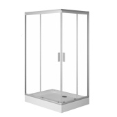 AM.PM Gem Twin Slide 120x80. Душевое ограждение,120x80, профиль мат хром, стекло прозра (W90G-404-120280-MT)