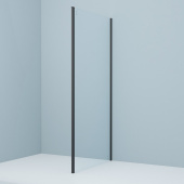 Боковая панель, черный ал. проф., 100х195, Slide, IDDIS (SLI6BS1i23)