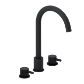 Damixa Scandinavian Pure Смеситель для умывальника, встраиваемый в столешницу, трёхсекционный, черный (360200300) Damixa Scandinavian Pure Смеситель для умывальника, встраиваемый в столешницу, трёхсекционный, черный (360200300)