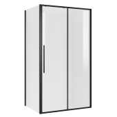 Душ.ограждение NG-84-11AB-A80B-34 (110*80*195) прямоуг.,раздвижн.,черный матов,стекло прозрачн., 2 места (NG-84-11AB-A80B-34)