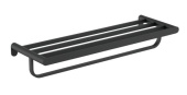 Полка для полотенец Nofer Verona черная (16843.N)
