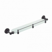 Isar K-7344 (ранее К-7324) Полка стеклянная с бортиком WasserKRAFT (K-7344)