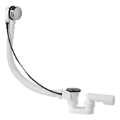 Полуавтоматический слив ванны PLASTBRNO PLASTIC, 40/50, L = 61 см (EVSE150)