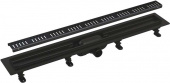 Душевой лоток AlcaPlast APZ10BLACK 650 с решеткой и опорами (APZ10BLACK-650M)