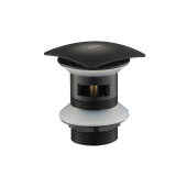 Сливной набор для раковины AQUATEK, матовый черный (AQ6004MB)