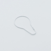 Набор колец для шторы в ванную комнату, цвет белый, IDDIS (RINMWT0i15)