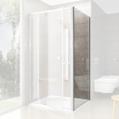 Неподвижная стенка Ravak Pivot PPS-100 сатин+транспарент (90GA0U00Z1)