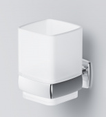 Стеклянный стакан с настенным держателем AM.PM Gem (A9034300)