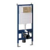 Комплект 3 в 1: инсталляция 900.K31.01.000+клавиша 700.K31.03.310.310 золото матовый+унитаз GR-4414S (97.4414S.03.310)