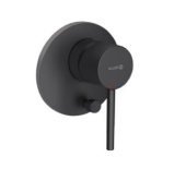 KLUDI BOZZ Встраиваемый смеситель для ванны и душа, черный матовый (387163976)