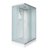 Душ.каб. NG-43085-14Q (1000х800х2150) низкий поддон(13см) стекло МАТОВОЕ 3 места (430853Q)