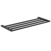 Полка для полотенец Nofer Corinto черная (16923.N) Полка для полотенец Nofer Corinto черная (16923.N)
