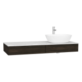 Модуль Vitra 120 см под раковину с выдвижным ящиком, правосторонний, темный вяз (65683)