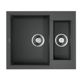 Omoikiri Sakaime 60-2-PL Tetogranit/платина (4993915)