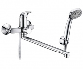 Isen 2602L Смеситель для ванны с длинным изливом WasserKRAFT (2602L)