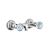 KLUDI 1926 Смеситель для душа DN 15, хрустальные рукоятки «Made with Swarovski® Elements», хром (5161005G5)
