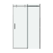 Дверь в нишу 100.K33.04.120.10.00 Classic (120*195) хром, стекло прозрачное, 1 место (100.K33.04.120.10.00)