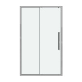 Дверь в нишу 100.K33.02.100.10.00 Cosmo (100*195) хром, стекло прозрачное, 1 место (100.K33.02.100.10.00)