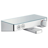 Термостат д/ванны HANSGROHE Ecostat Select с кнопками управления, бел/хром (13151400) витринный образец