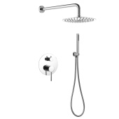 Душевая система ABBER Emotion скрытого монтажа без излива, хром (AF8818)