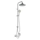 Damixa Palace Evo 2, набор 2 в 1: смес. для душа, душ система, шт. (408322400)