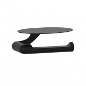 Бумагодержатель с овальной полкой, нержавеющая сталь, NOА, черный матовый, IDDIS (NOABL00i43) Бумагодержатель с овальной полкой, нержавеющая сталь, NOА, черный матовый, IDDIS (NOABL00i43)