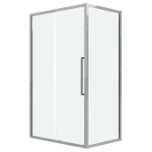 Душ.ограждение 120.K33.02.1070.10.00 Cosmo (100*70*195) хром, стекло прозрачное, 2 места (120.K33.02.1070.10.00)