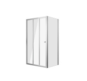 Душ.ограждение GR-D110-P90 Falcon (110*90*190) прямоугольник, раздвижная дверь из двух частей 2 мест (GR-D110-P90Fa)