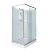 Душ.каб. NG-43975-14QBK (900х700х2000) низкий поддон(13см) стекло МАТОВОЕ 3 места (439753QBK)