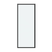 Боковая стенка 200.K33.02.80.21.00 Cosmo (80*195) черный матовый, стекло прозрачное, 1 место (200.K33.02.80.21.00) Боковая стенка 200.K33.02.80.21.00 Cosmo (80*195) черный матовый, стекло прозрачное, 1 место (200.K33.02.80.21.00)