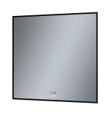 Зеркало Grossman PRAGMA-норма BLACK (800*800*45) LED с сенсорным выключателем и подогревом (1880802)