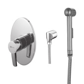 Смеситель Lemark Atlantiss с гигиеническим душем, встраиваемый (LM3219C)