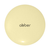 Накладка на слив для раковины ABBER желтая матовая, керамика (AC0014MY)