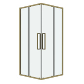 Душ.ограждение 300.K33.02.1010.32.00 Cosmo (100*100*195) квадрат,раздвижн,золото сатин,стекло прозрачное (300.K33.02.1010.32.00) Душ.ограждение 300.K33.02.1010.32.00 Cosmo (100*100*195) квадрат,раздвижн,золото сатин,стекло прозрачное (300.K33.02.1010.32.00)