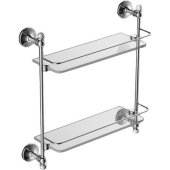 Полка стеклянная двойная ART&MAX ANTIC CRYSTAL (AM-E-2682BSJ-Cr) Полка стеклянная двойная ART&MAX ANTIC CRYSTAL (AM-E-2682BSJ-Cr)