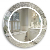 AZARIO зеркало Лаго Д770- 7(сенсорный выключатель, Bluetooth) (ФР-1546)