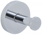 Крючок для ванной одинарный глянцевый Nofer NIZA (16851.B)