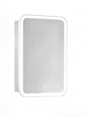 Зеркало-шкаф Jorno Bosko 50, с подсветкой и часами (Bos.03.50/W)