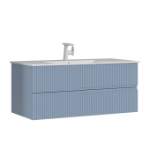 Тумба с раковиной ORKA Moonlight 120 подвесная, голубой матовый (5001507)